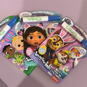 Imagine Ink Mess-Free Marker Set - Gabby's Dollhouse, PAW Patrol and Cocomelon